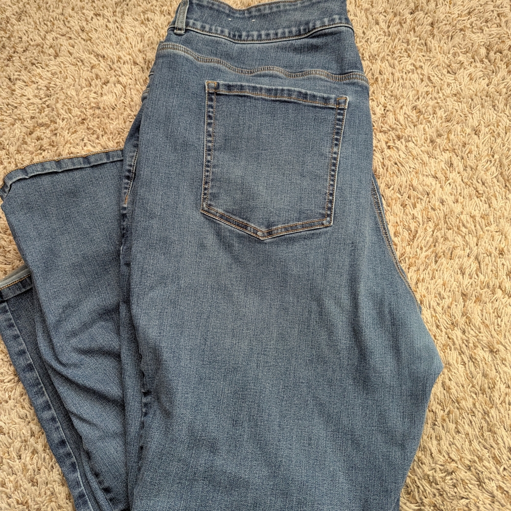 Lane Bryant Blue Straight Leg Jeans